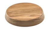 Whitecap 60169 Canted Teak Winch Pad - 7-3/4" Top Diameter, 15° Angle
